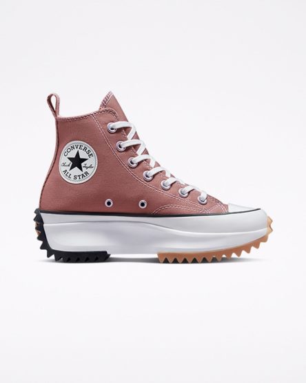 Topanky Na Platforme Converse Run Star Hike Seasonal Color Vysoke Damske Ruzove Čierne Biele | SK NKEMZ3